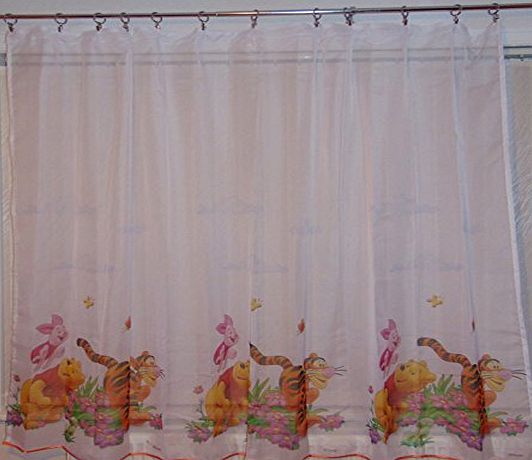 Disney voile net curtain WINNIE THE POOH - width 225cm/89`` x drop 160cm(63``)