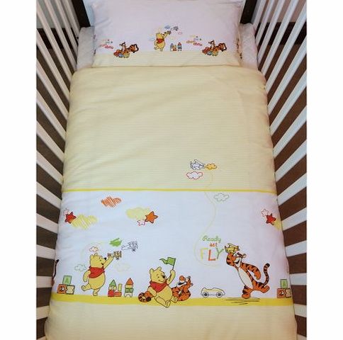 Winnie the Pooh Ready Set Fly Bedding Set for Cotbed