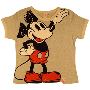 Disneys Ink and Paint Ink and Paint Mickey Flock Tee