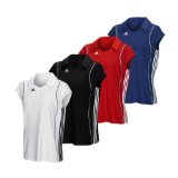 Adidas T8 Womens Clima Polo Shirt (X Large White/Black)