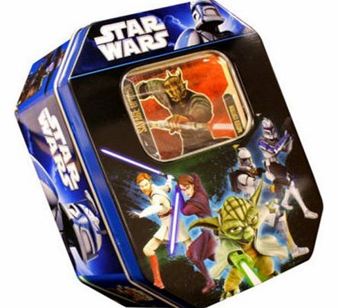 Diverse Star Wars Force Attax Trading Card Tin