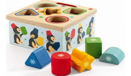 Djeco Geo Pingy box of shapes `One size