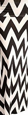 DJT Women Bodycon Midi Stretch Tube Striped Ladies Slim Fit Black Full Length Pencil Skirt Size M