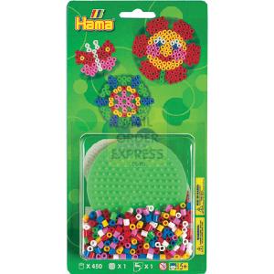 Hama Beads Flower and Butterfly Kit Midi Beads