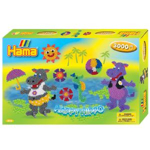 Hama Beads Happy Hippo Midi Beads Gift Set