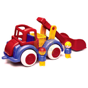 DKL Viking Toys Digger Truck With 2 Figures