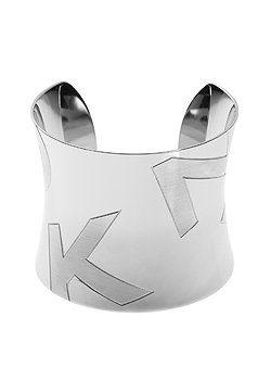 DKNY Jewellery DKNY Steel Logo Cuff Bangle NJ1315040