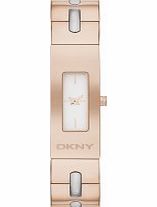 DKNY Ladies Beekman White Rose Gold Watch