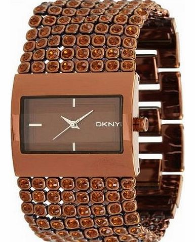 DKNY Ladies Chocolate Bracelet Watch NY8396