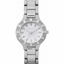 DKNY Ladies Essentials and Glitz Silver Watch