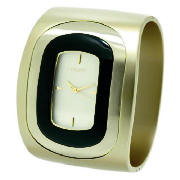 dkny LADIES GOLD SOLID BANGLE WATCH