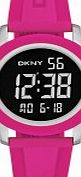 DKNY Ladies Tompkins Pink Watch