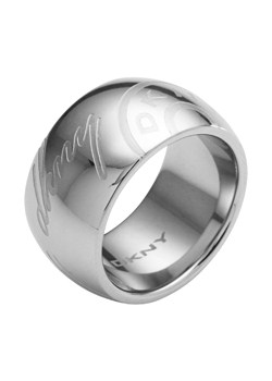 DKNY Logo Steel Ring - Size M.5 NJ1685/505