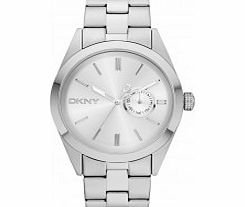 DKNY Mens Dress Silver Watch