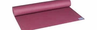 DML Yoga non slip exercise fitness mat in cerise pink with free carry case