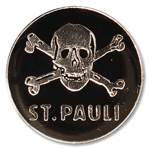 Do You football 07-08 St Pauli Skull Pinbadge - Black