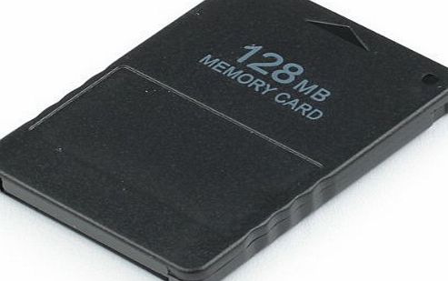DOAGN PS2/PlayStation2 Memory Card 128MB- High Speed 128MB Memory Card for Sony PS2 Playstation 2 Games (128MB)