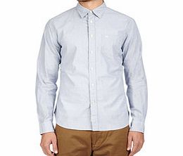 Light blue cotton long-sleeved shirt
