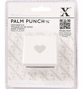 Docrafts Xcut Medium Palm Punch, Heart