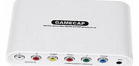 Real-time GameCap Game Capture Device Game Recorder HD Gaming Capture for Xbox 360 PS3 PSP