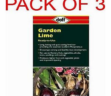 Doff SML750DPA/01 Garden Lime 750g Pack of 3