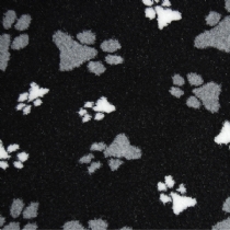 Animate Fleece Duvet Dog Bed Black Medium - 102