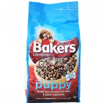Bakers Complete Puppy Beef and Vegetables 1Kg