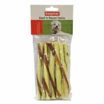 Beaphar Beef and Bacon Twists 10Pk 10 Pieces X