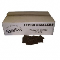 Davies Liver Sizzlers Natural Dog Snacks 2Kg