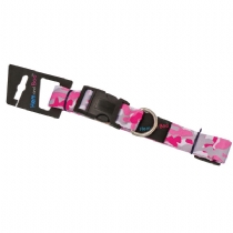 Hemmo and Co Camouflage Adjustable Collar Pink