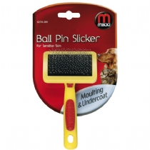 Dog Mikki Ball Pin Slicker Large - For Sensitive Skin