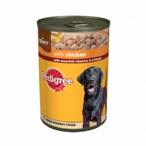 Pedigree Complete Adult Wet Dog Food Cans Chunks