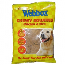 Webbox Natural Chewy Squares 150G X 12 Packs