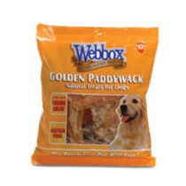 Webbox Natural Dog Treats Golden Paddywack 175G