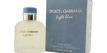 Light Blue Pour Homme by Dolce amp; Gabbana Eau de Toilette Spray 125ml