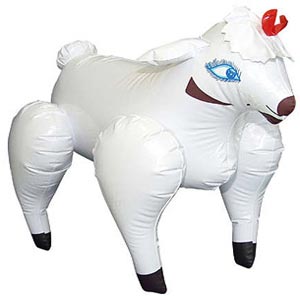 Dolly the Inflatable Sheep