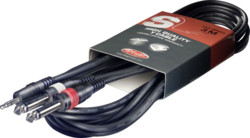 Dolphin 3M/10FT 3.5mm to 2 x Jack Lead