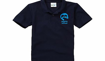 Dolphin School, Berkshire Dolphin School Unisex Polo Shirt, Navy