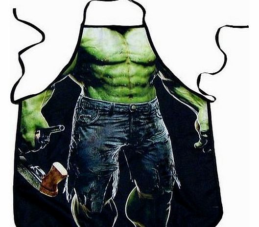 Incredible Hulk Kitchen Apron Funny Creative Cooking Aprons Be The Hero for Men Boyfriend Gifts