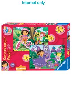 Dora the Explorer - 2 in a Box Puzzles