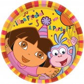 dora the Explorer 9 inch Party Plates - 8 in a pack