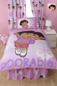 dora the Explorer and#39;Adorableand39; 66 inch x 72 inch Curtains