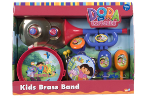 dora the Explorer Brass Band Set