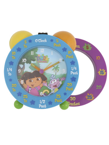 Dora the Explorer Time Teaching Clock
