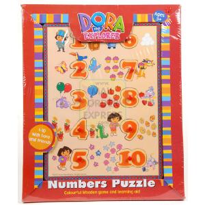 Dora The Explorer Wooden Number Puzzle