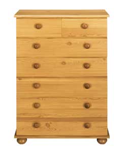 Dorchester 5   2 Drawer Chest - Pine