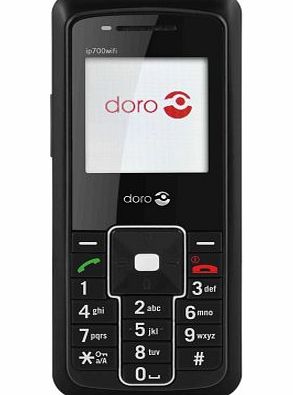 Doro Wifi Cordless IP700 VOIP Phone - Black
