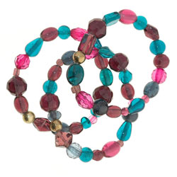 Dorothy Perkins 3 Row Glass Bead bracelet