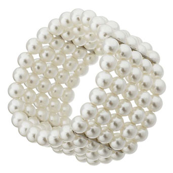 Dorothy Perkins 5 row pearl bracelet