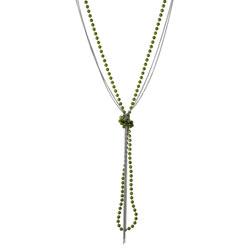 Dorothy Perkins Bead and Chain Knot Necklace